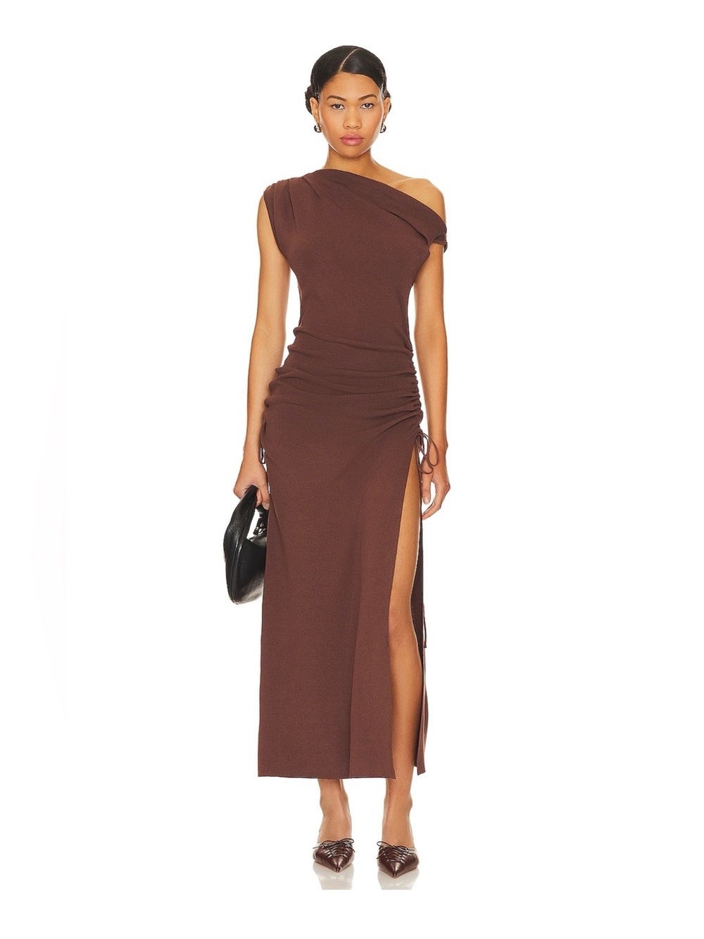 Lioness Original Sin Midi Dress in Chocolate